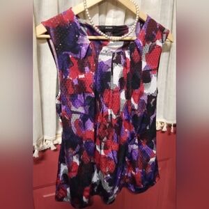 Afends Multicolor Floral Sleeveless Blouse